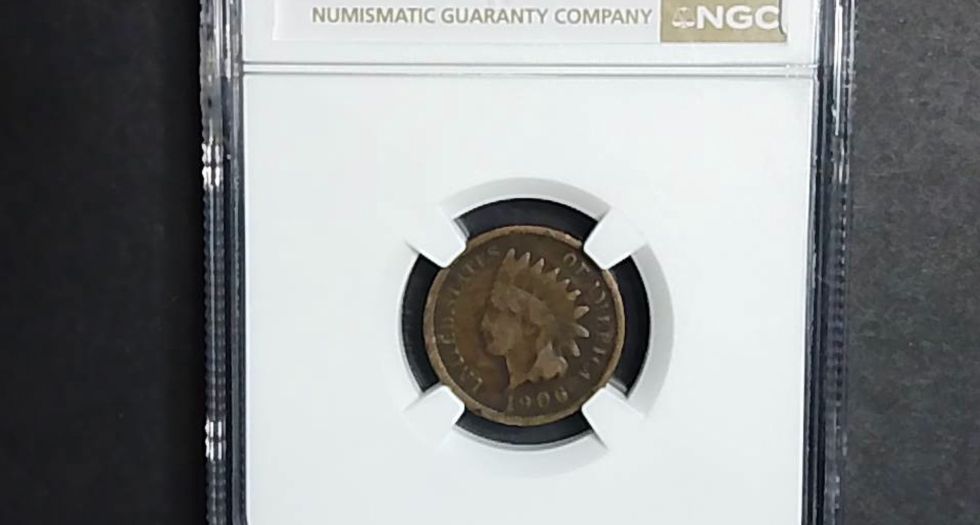 1906 Indian Head Cent – NGC Genuine Postage Vending Machine Collection – Historic U.S. Coin