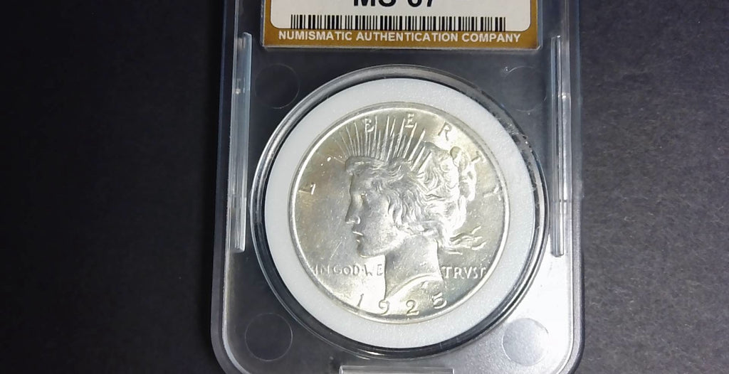 1925 Peace Silver Dollar – NAC MS67 Certified | Gem Mint State | Brilliant U.S. Silver Dollar