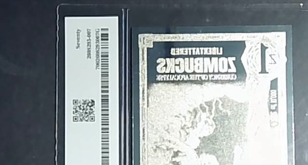 2027 Libertattered 1 Zombuck Red Aurum PMG 70★ – 1/1000 oz .999 Silver