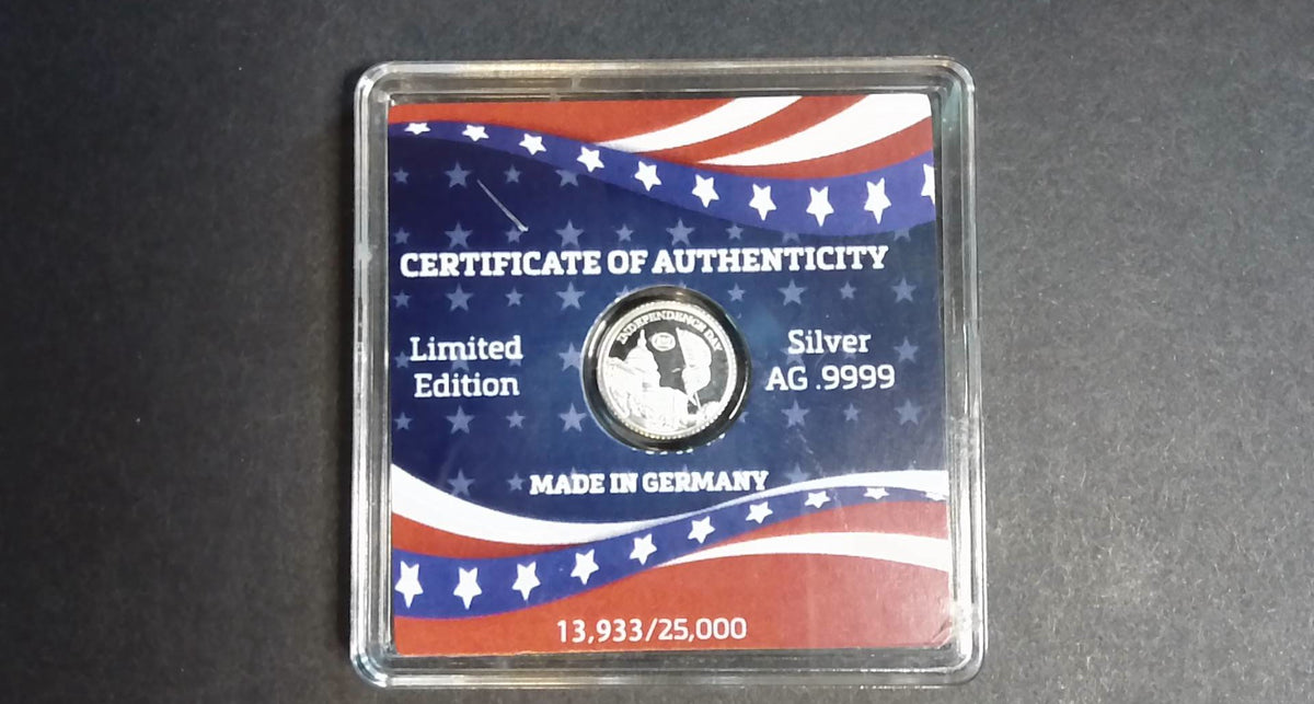 Samoa Independence Day 1 Gram .9999 Silver $1 Coin – Limited Edition COA