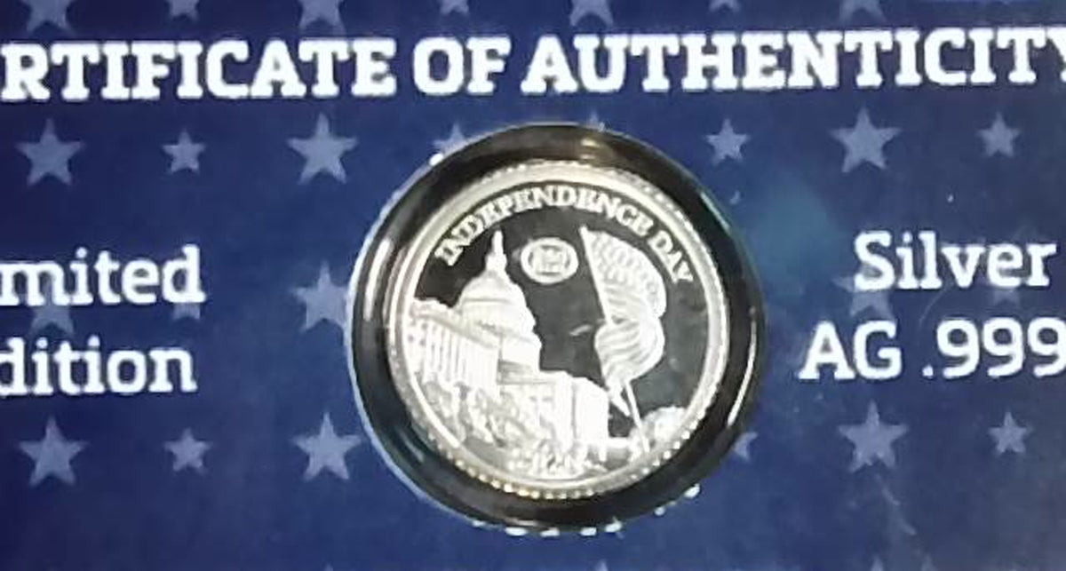 Samoa Independence Day 1 Gram .9999 Silver $1 Coin – Limited Edition COA
