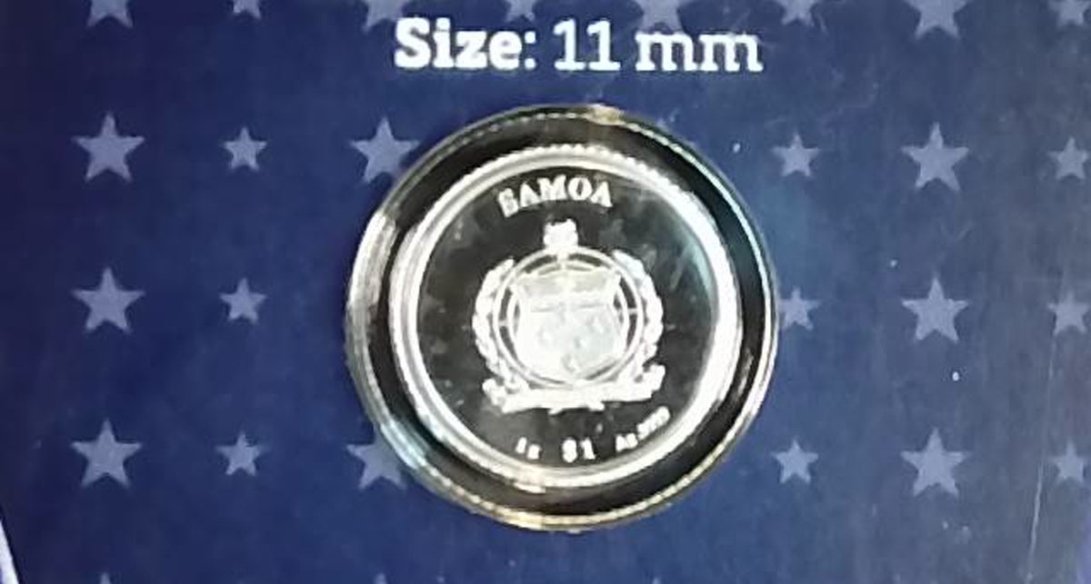 Samoa Independence Day 1 Gram .9999 Silver $1 Coin – Limited Edition COA