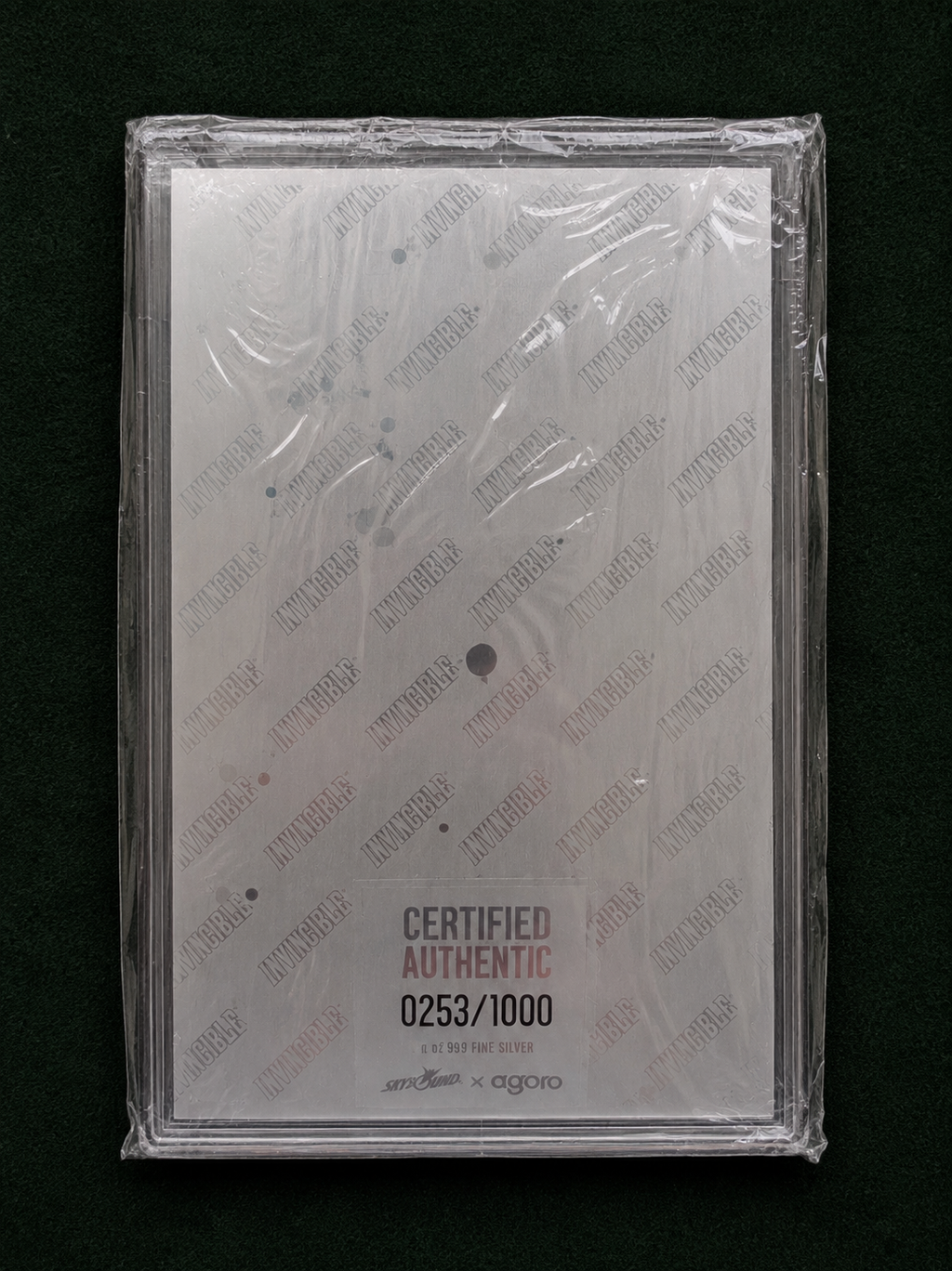 Invincible Season 3 Poster 1 oz .999 Fine Silver Collectible Foil (Limited Edition #253/1000)