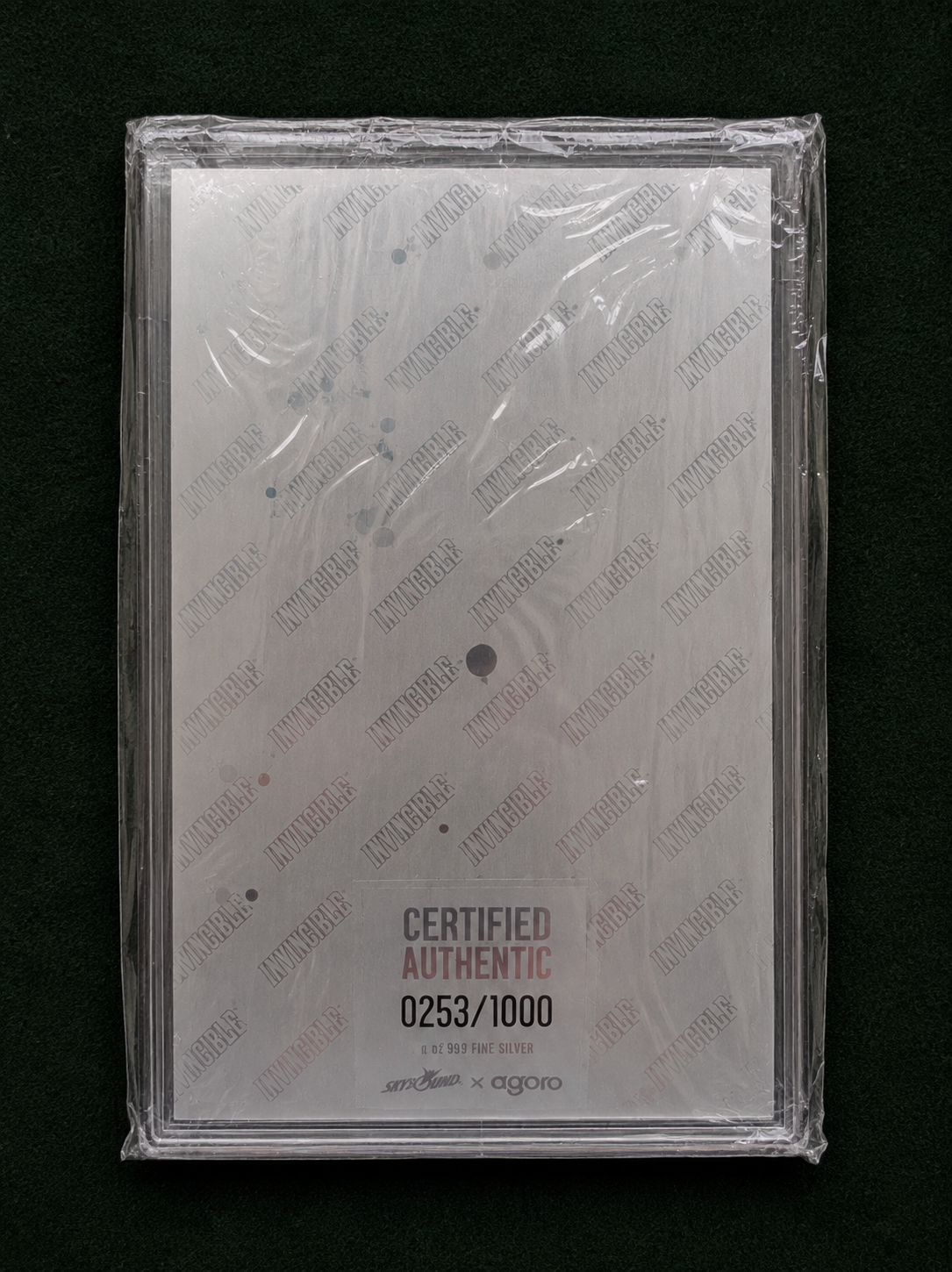 Invincible Season 3 Poster 1 oz .999 Fine Silver Collectible Foil (Limited Edition #253/1000)