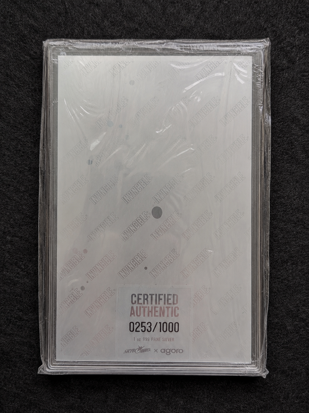 Invincible Season 3 Poster 1 oz .999 Fine Silver Collectible Foil (Limited Edition #253/1000)