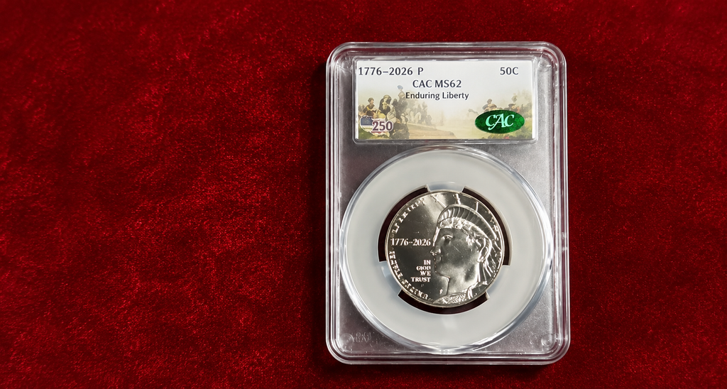 2026-P Enduring Liberty CAC Certified MS62 Half Dollar