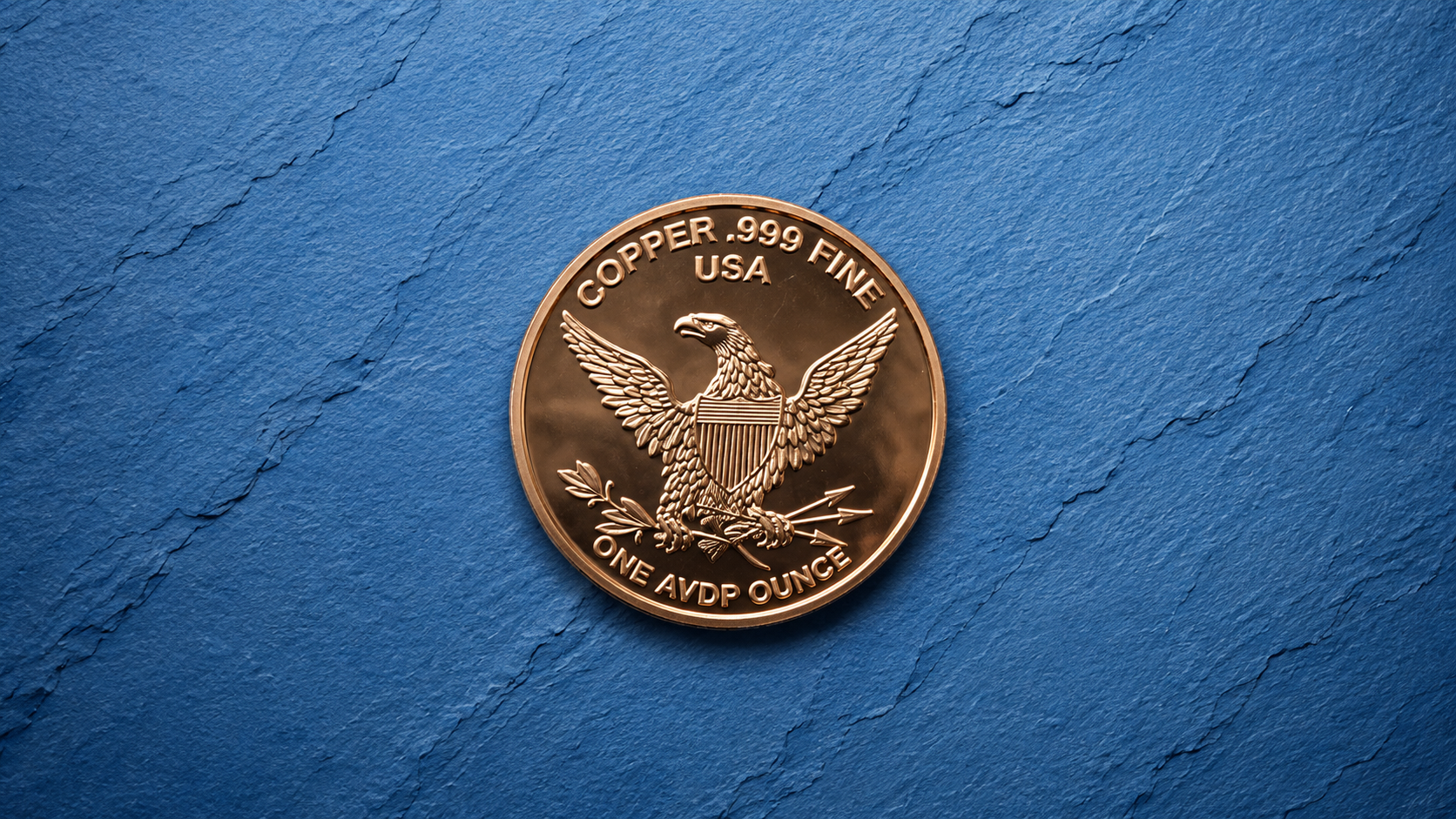 1988 Jefferson Nickel Design 1 AVDP Ounce .999 Fine Copper Round | American Classic Collection