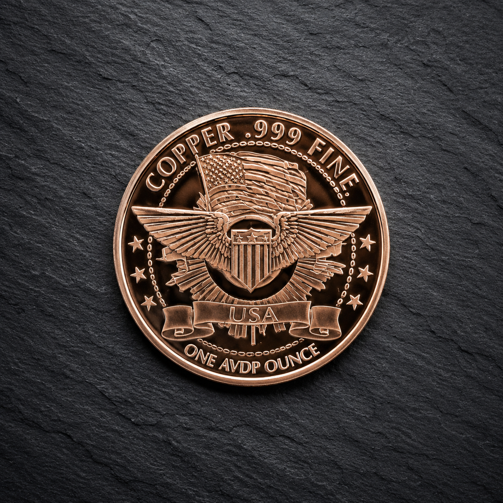 UFO "Copper .999 Fine" Copper Round – 1 AVDP Oz .999 Fine Copper – Novelty Collectible Round