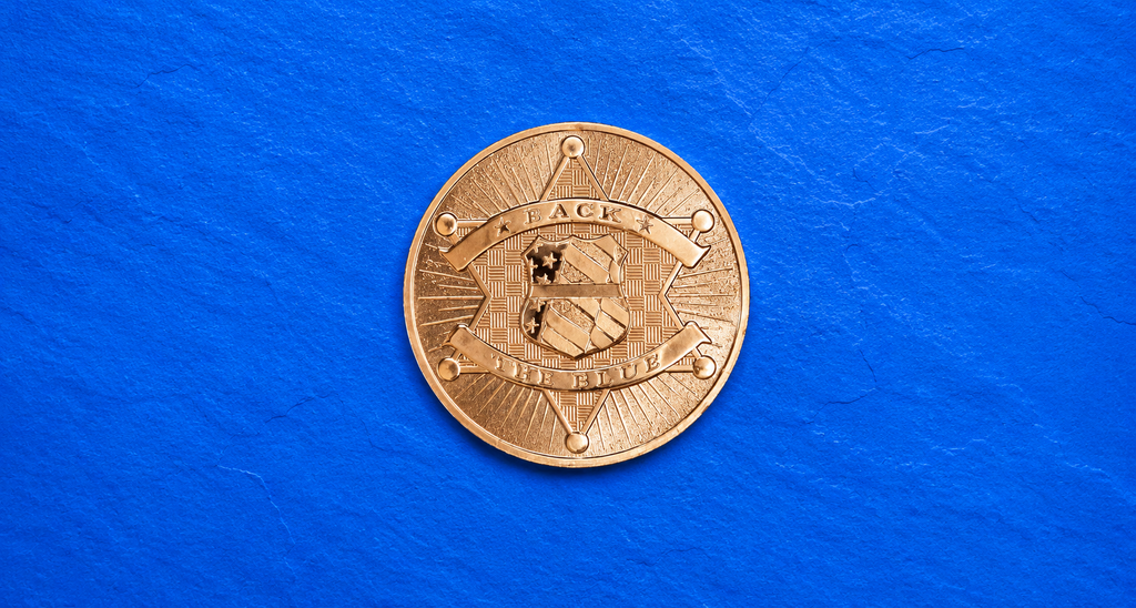 Back the Blue 1 AVDP Ounce .999 Fine Copper Round – Challenge Coin
