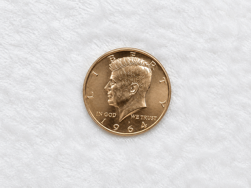 1964 Kennedy Half Dollar Design 1 AVDP .999 Fine Copper Round – Collectible Replica | Veterans Coin Vault Route 66