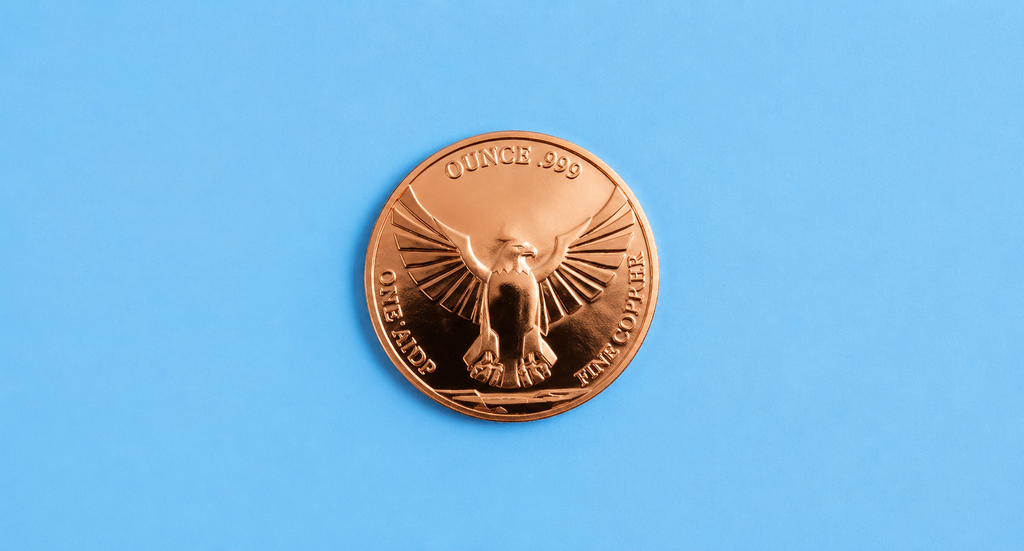 Colorized American Eagle High Relief 1 oz .999 Fine Copper Round | Patriotic Collectible
