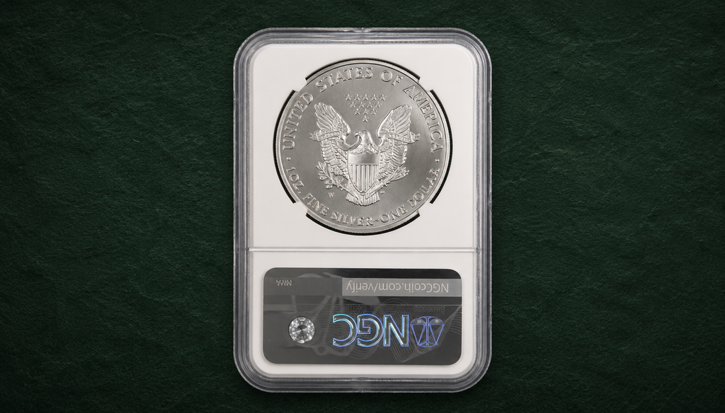 2019 American Silver Eagle NGC MS70 First Day of Issue 1 oz .999 Fine Silver Coin