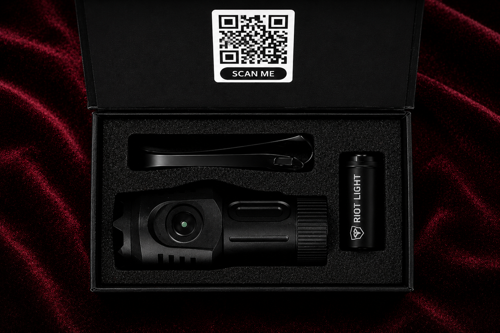 Riot Light™ Rechargeable Tactical Flashlight – 2000 Lumens | 8 Lighting Modes | Magnetic Base