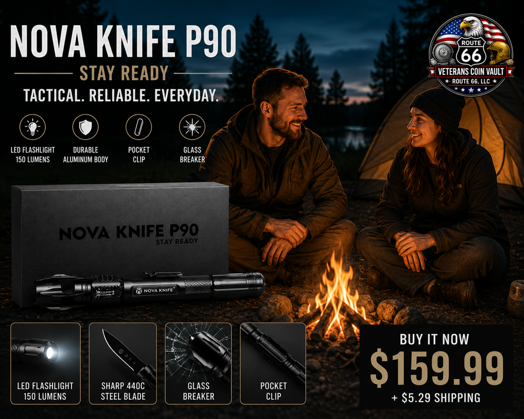 NOVA Knife P90 High-Intensity Survival Flashlight & Rescue Tool