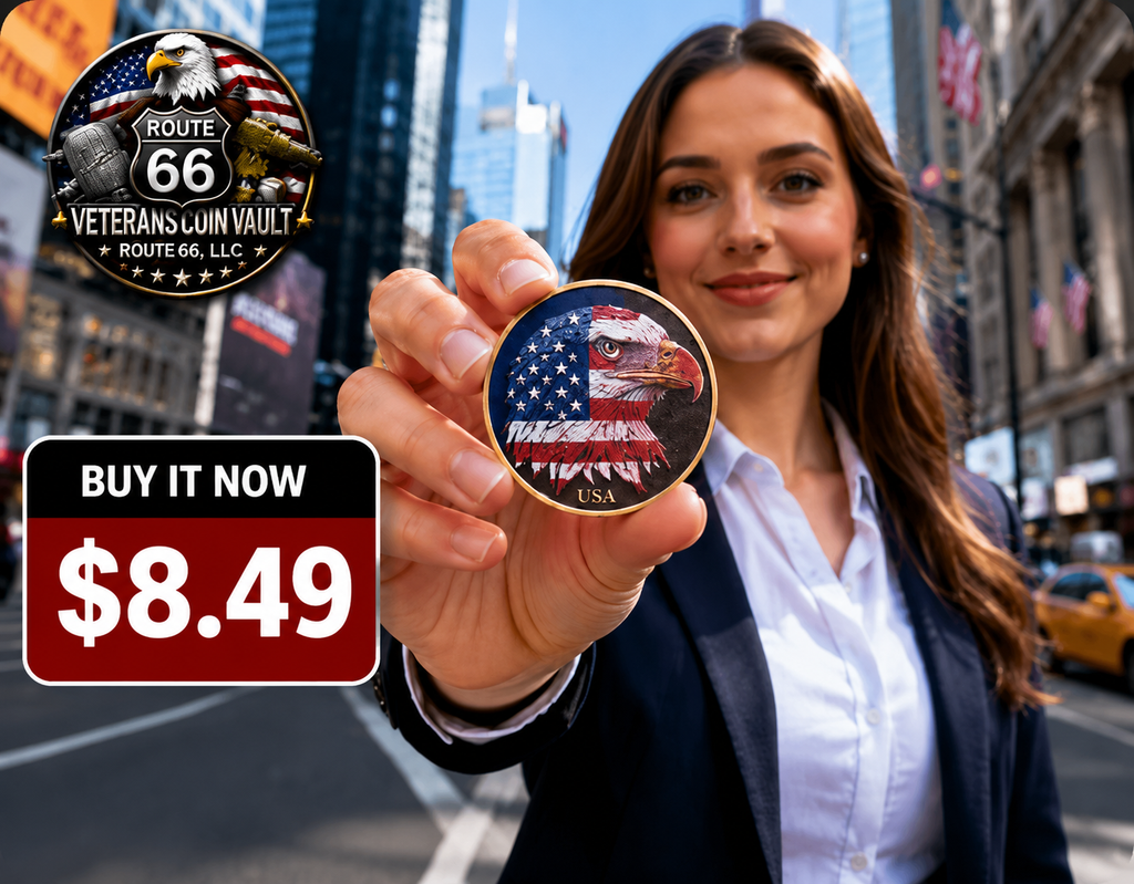Colorized American Eagle High Relief 1 oz .999 Fine Copper Round | Patriotic Collectible