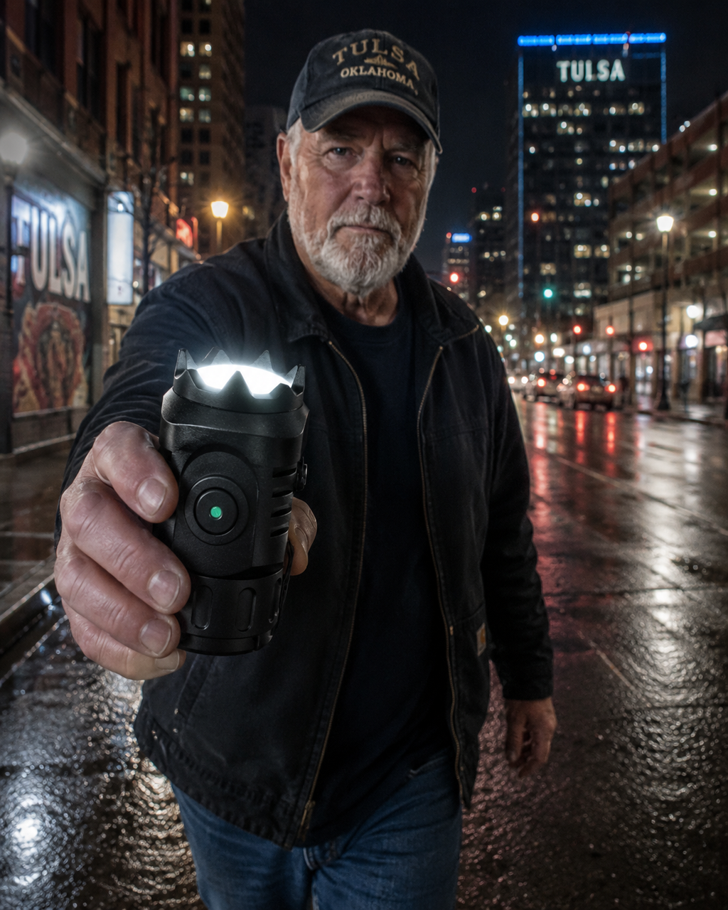 Riot Light™ Rechargeable Tactical Flashlight – 2000 Lumens | 8 Lighting Modes | Magnetic Base