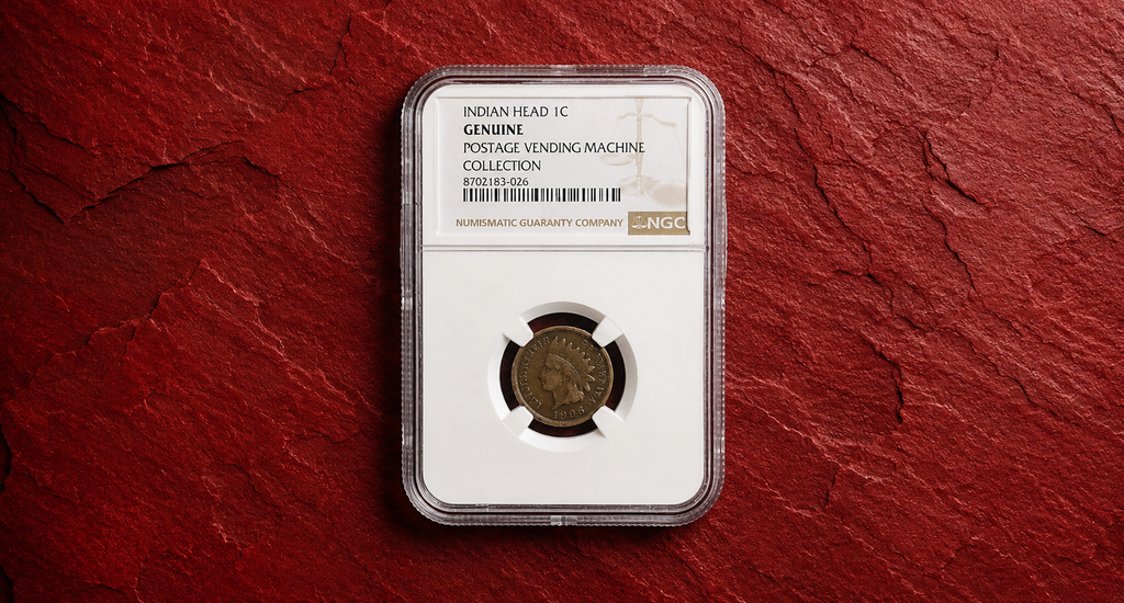 1906 Indian Head Cent – NGC Genuine Postage Vending Machine Collection – Historic U.S. Coin