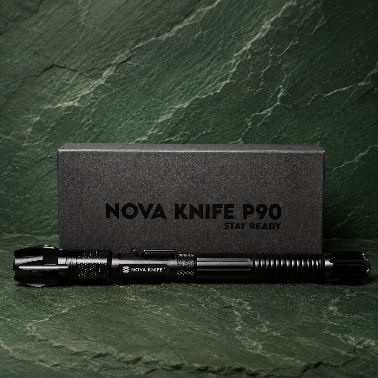 NOVA Knife P90 High-Intensity Survival Flashlight & Rescue Tool