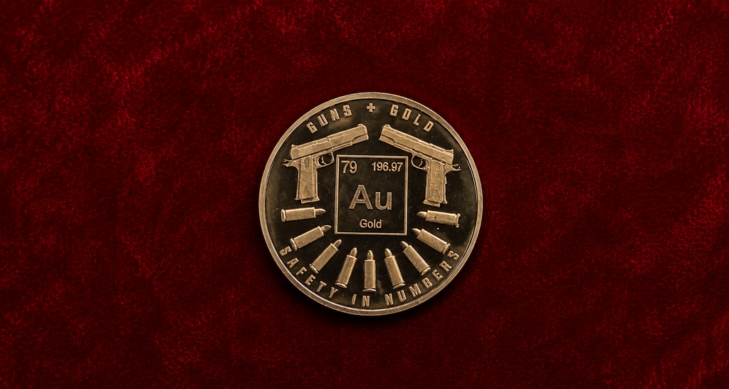 Guns + Gold "Safety in Numbers" 1 AVDP Ounce .999 Fine Copper Round | USA Minted