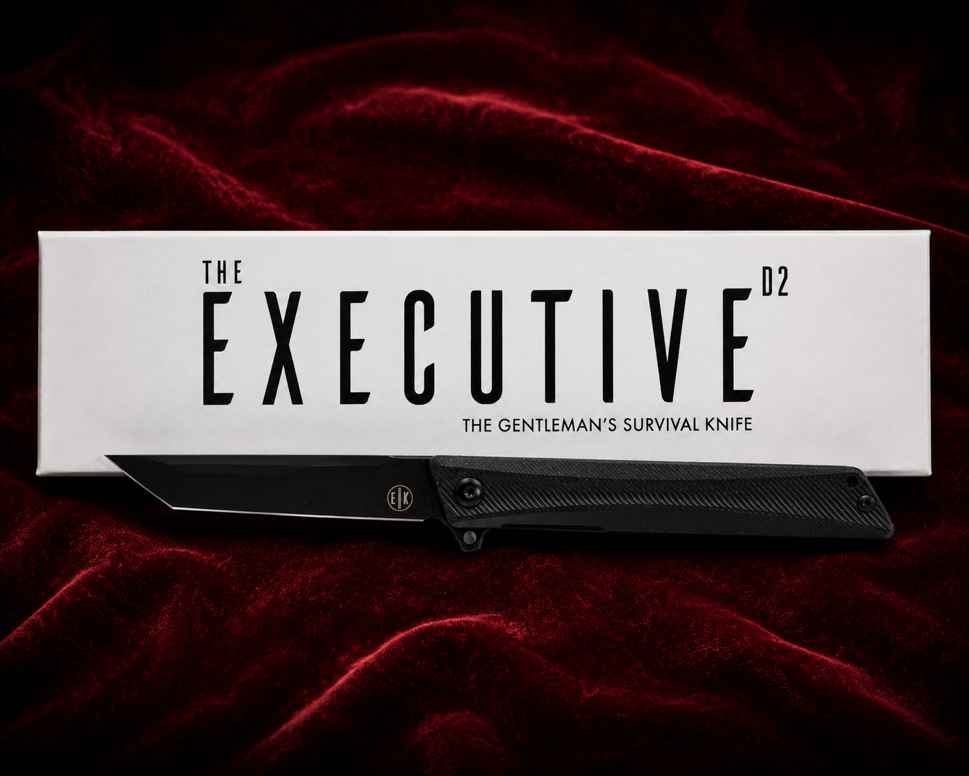 The Executive D2 Folding Knife – The Gentleman’s Survival Knife